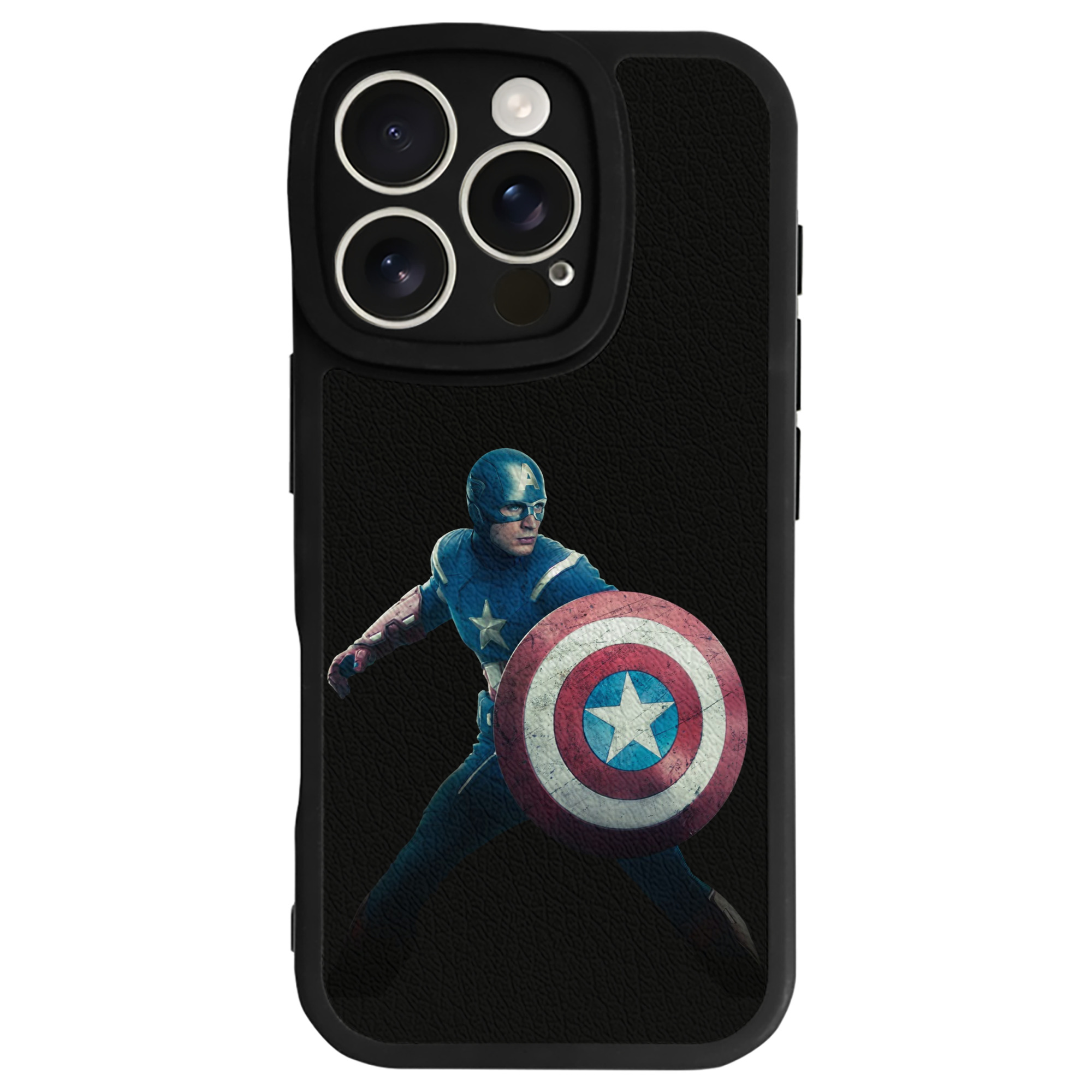 （画像用） アベンジャーズ The Avengers 【iPhone 16シリーズ対応】シリコンスマホケース（レザー調） 材質：シリコン